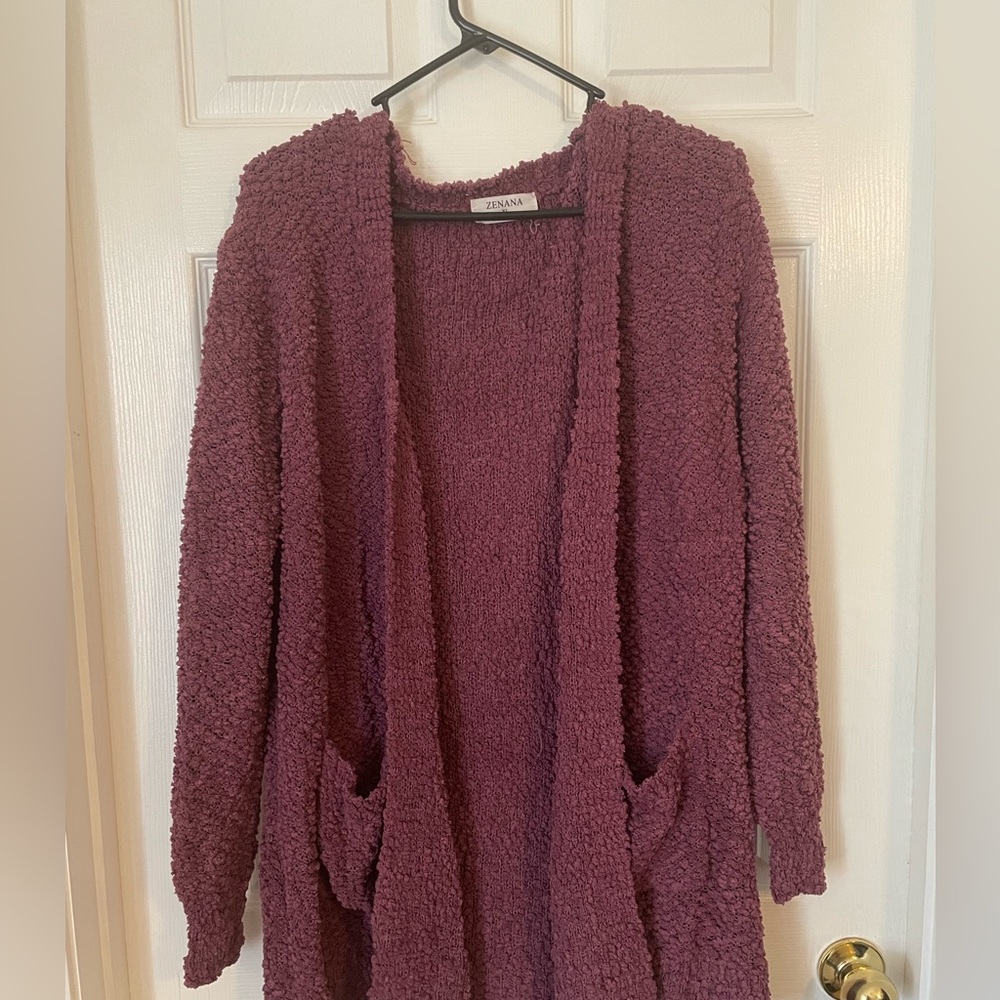 Popcorn cardigan